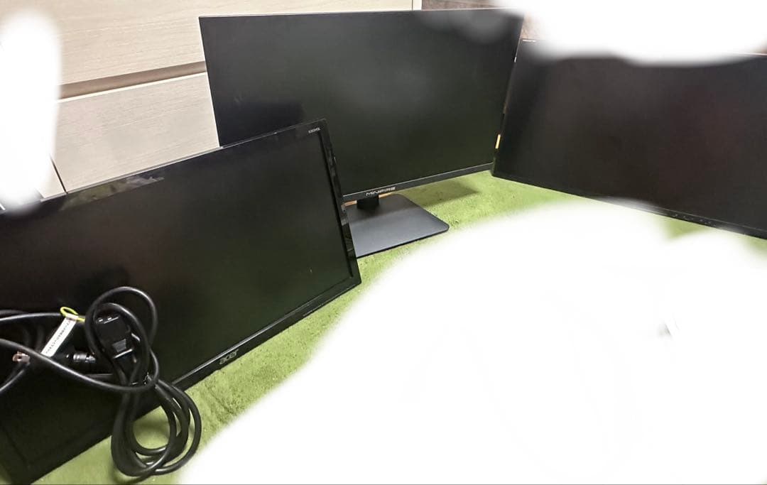 3台のモニターセット