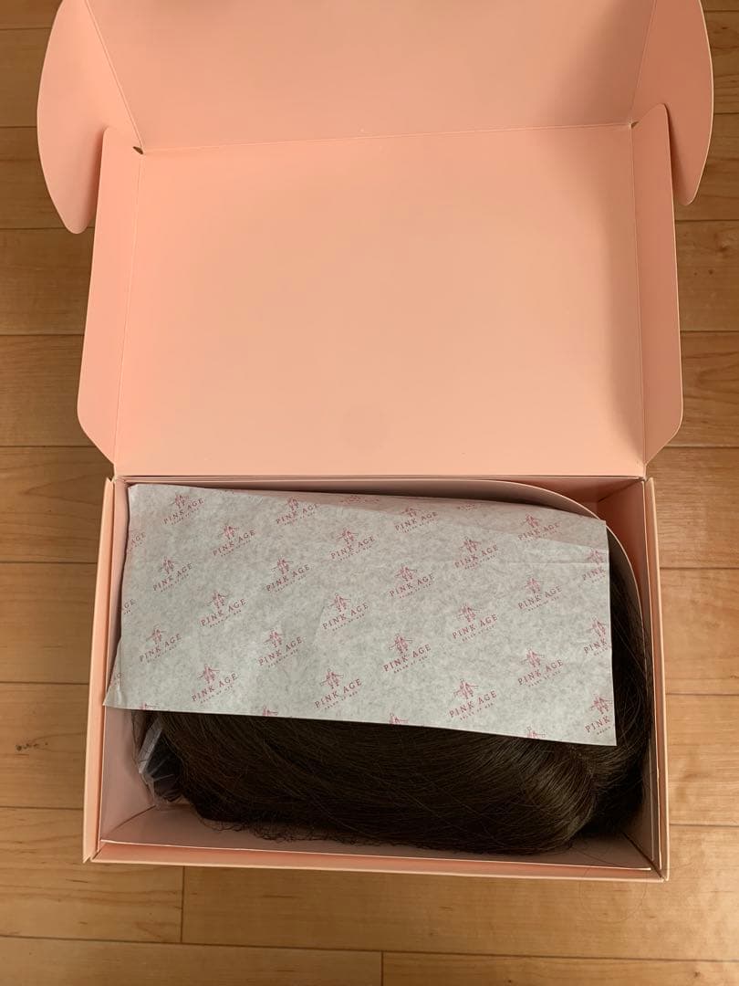 ピンクエイジ　手植えフルウィッグ