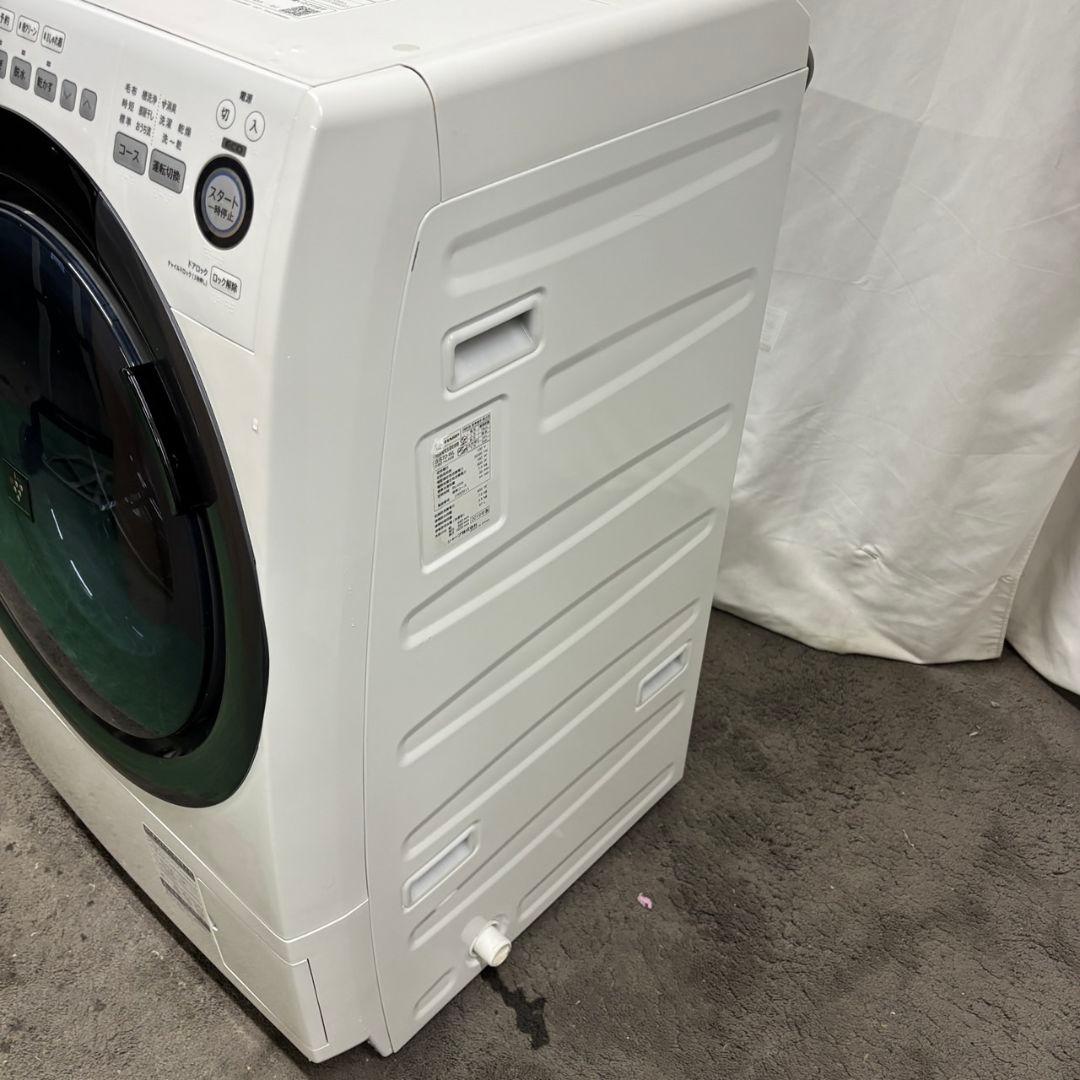 設置無料　ドラム式洗濯機　SHARP　7キロ　一人暮らし　安い　乾燥付き　綺麗