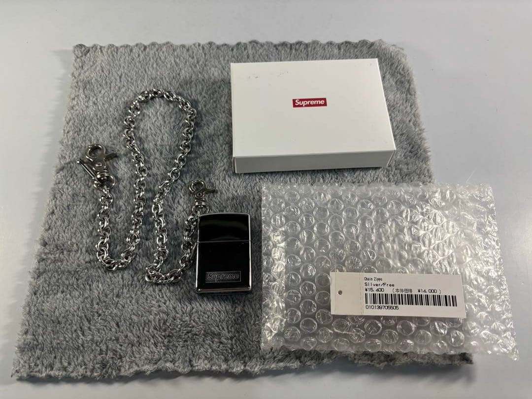 小物 Supreme Chain Zippo silver
