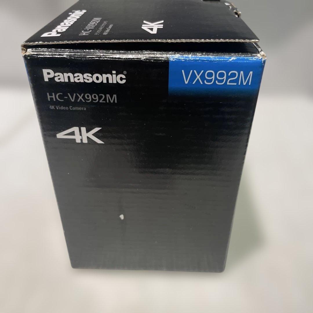 美品Panasonic HC-VX992M デジタル4Kビデオカメラ　取説付き箱