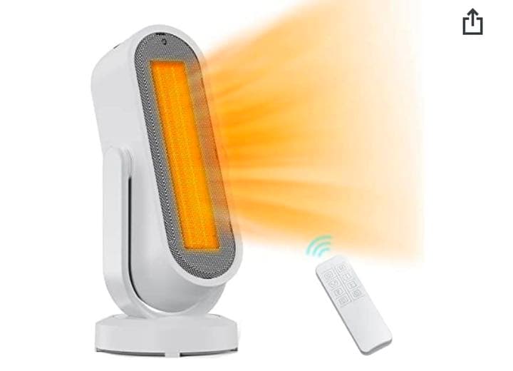 ヒーターセラミックヒーター 恒温運転搭載 LED液晶ディスプレイ 卓上ヒーター