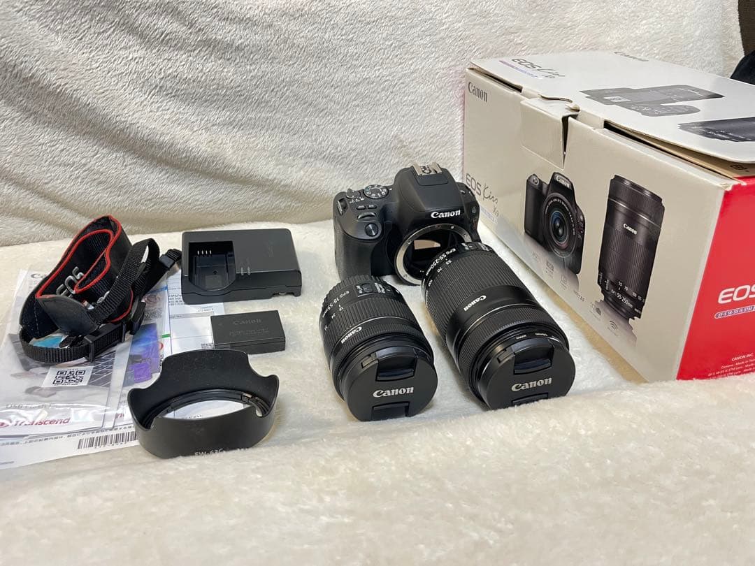 【める】Canon EOS Kiss X9ダブルレンズセット