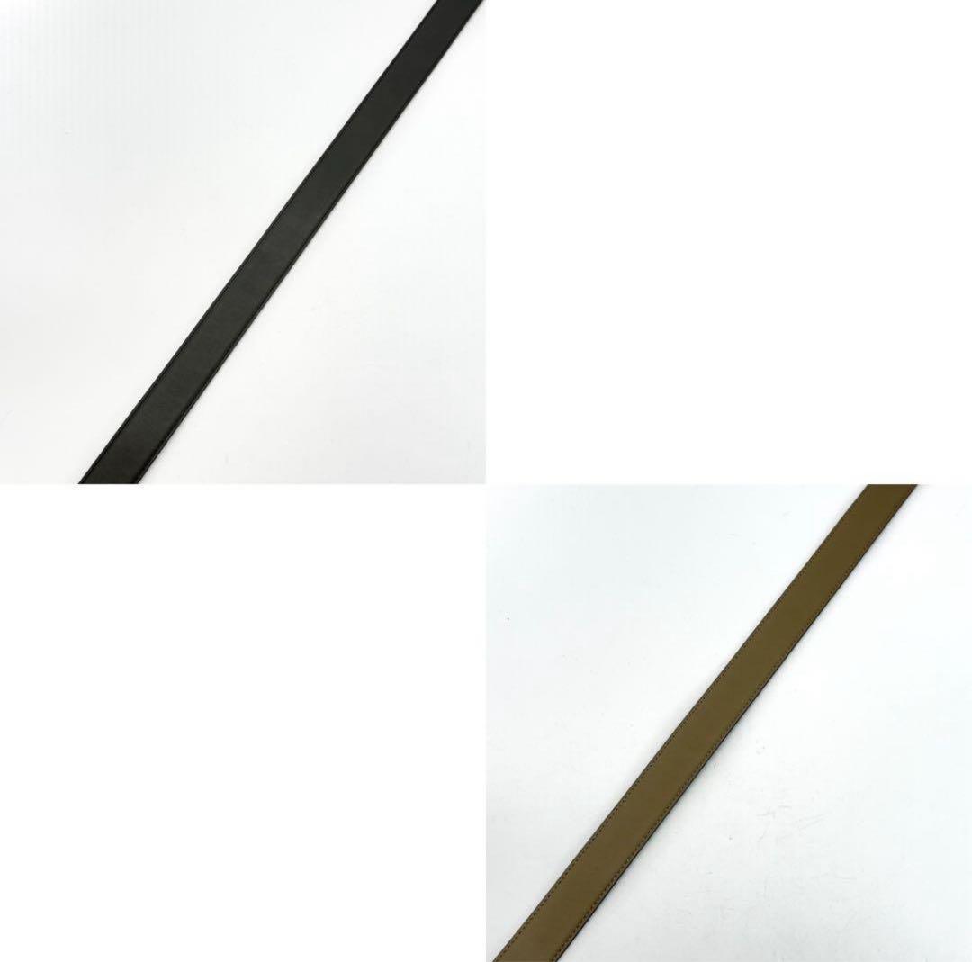 新品ベルト　エルメス　Hロゴ　コンスタンス　シルバー　Hバックル　レザー