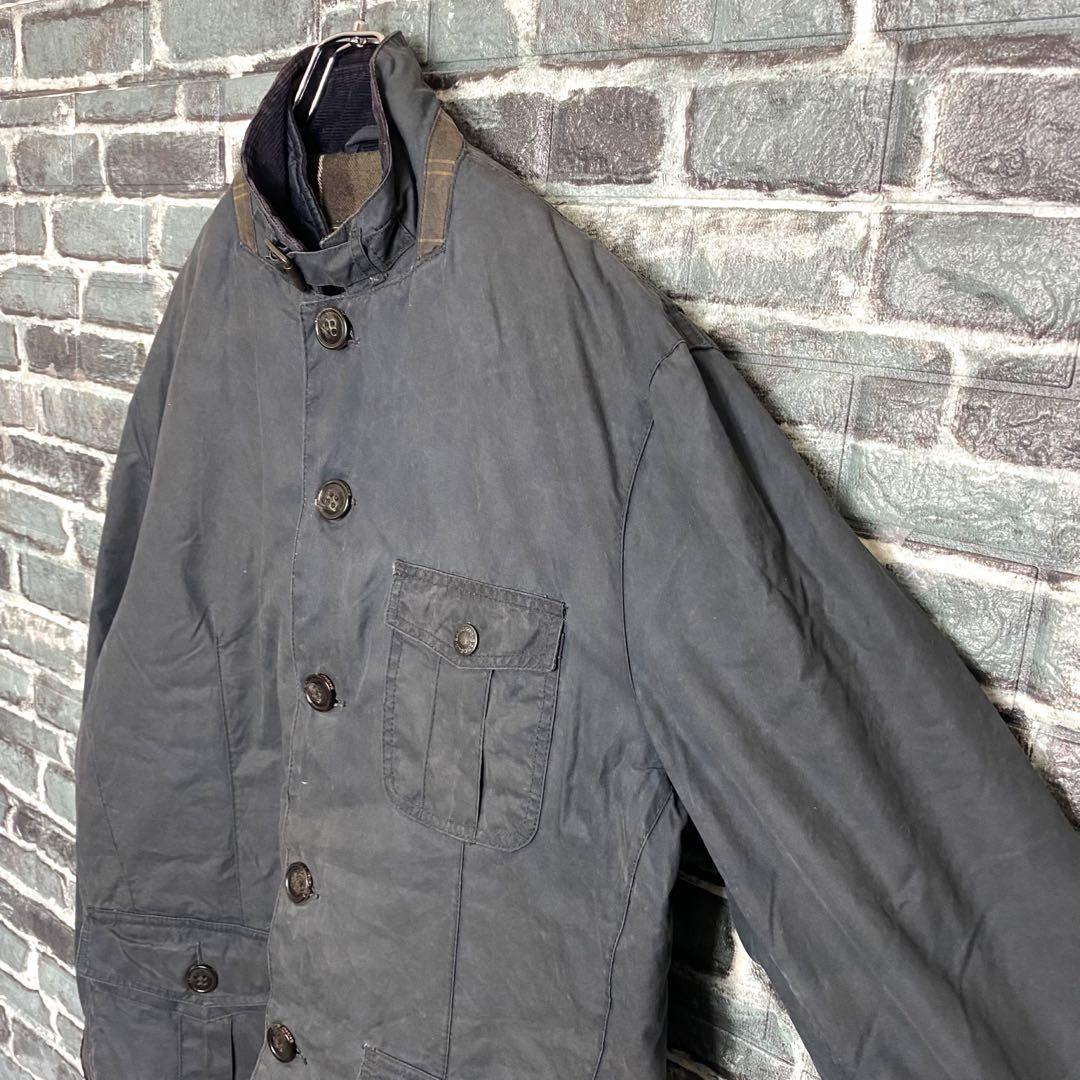 雪*福様 バブアー☆オイルドジャケット 古着 希少 状態良好 3ワラント ga7