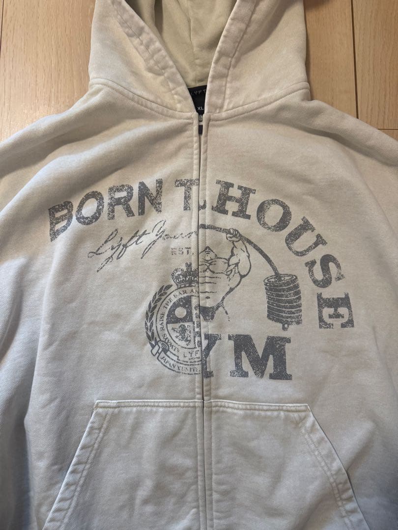 LYFT × Power House Gym ジップアップフーディー