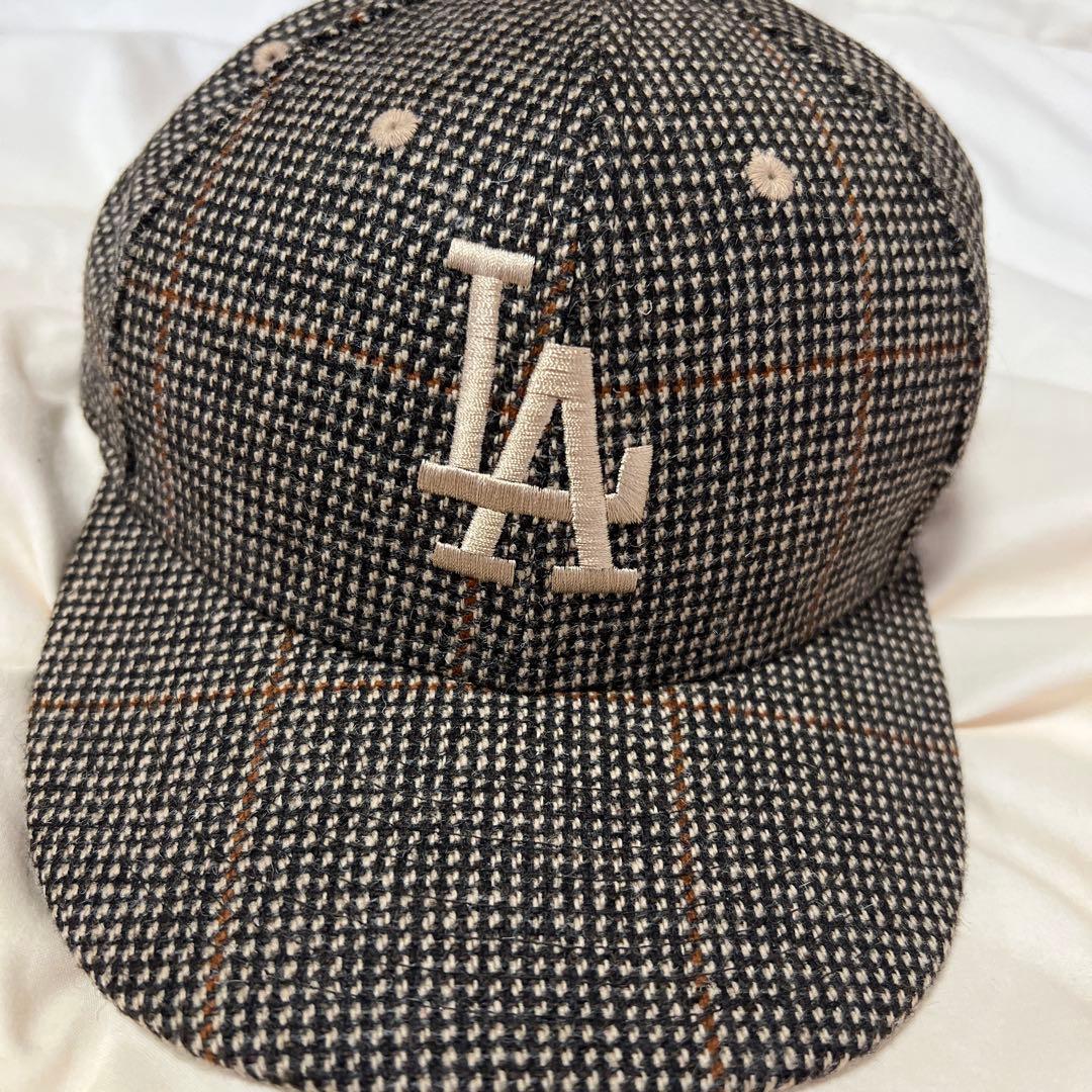 LAロゴ 9TWENTY ツイードキャップ