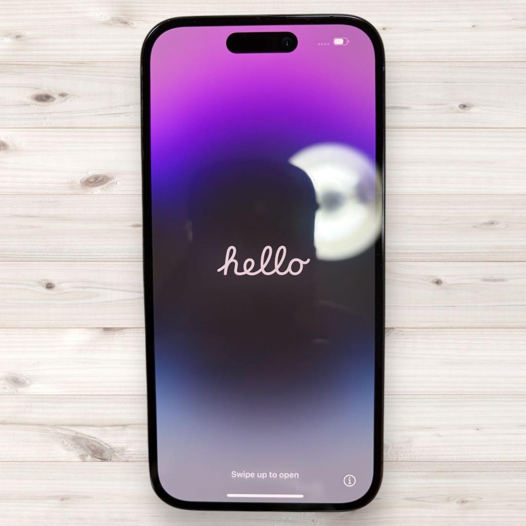 iPhone 14 Pro 256GB ディープパープル 本体 バッテリー80%