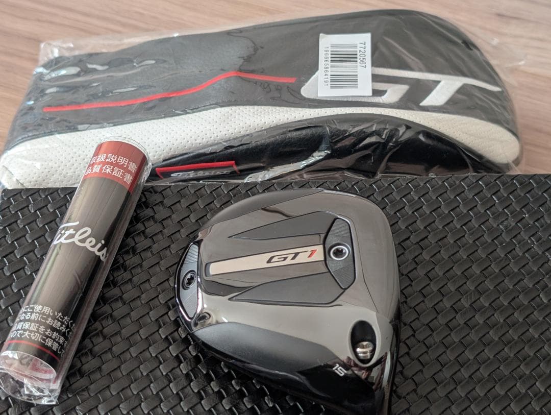 【極美品】タイトリスト GT1 3W 15°ヘッド単品／未使用カバー・保証書付