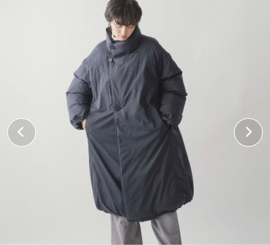 ダウンジャケット miffew/ミフューSTAND COLLAR VOLUME