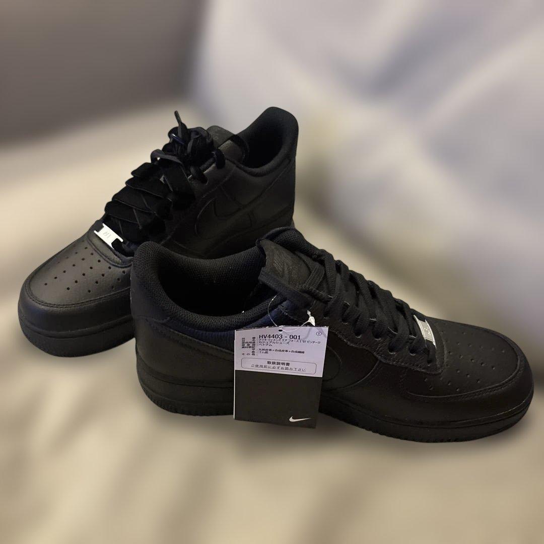新品　ナイキ エアフォース 1 BLACK ブラック HV4403-001