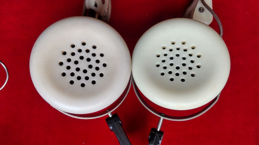 Toshiba 4号交信用送受器 青 有線ヘッドホン