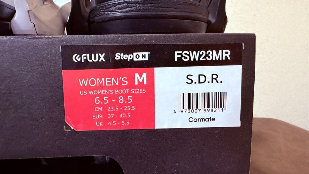 FLUX Step on ビンディング ホワイト/ブラック