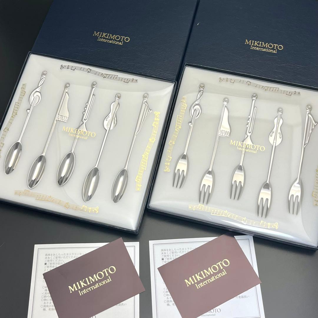 ◼︎新品未開封◼︎【MIKIMOTO】楽器デザインカトラリー　スプーン＆フォーク