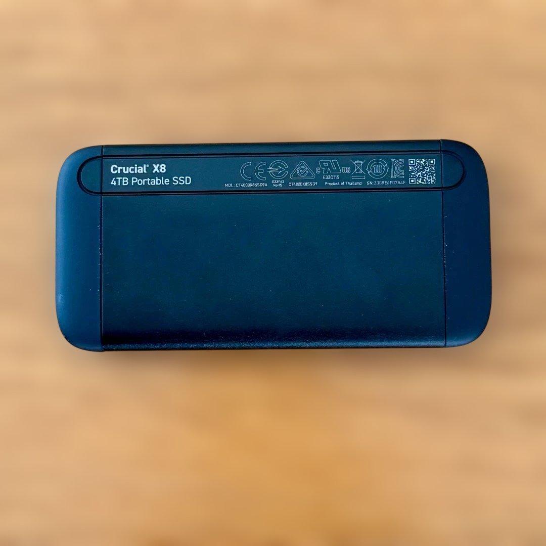 ［外付けSSD］ 4TB Crucial X8
