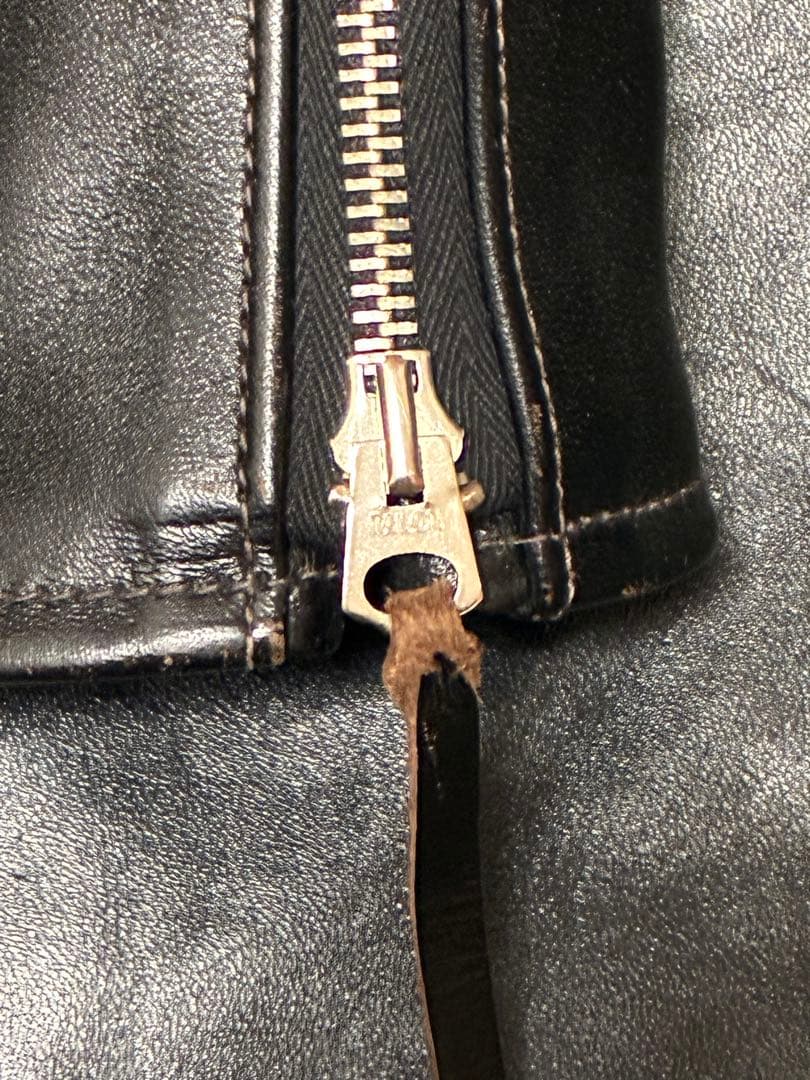 BUCO J-100 シングルライダースジャケット（ホースハイド・茶芯）