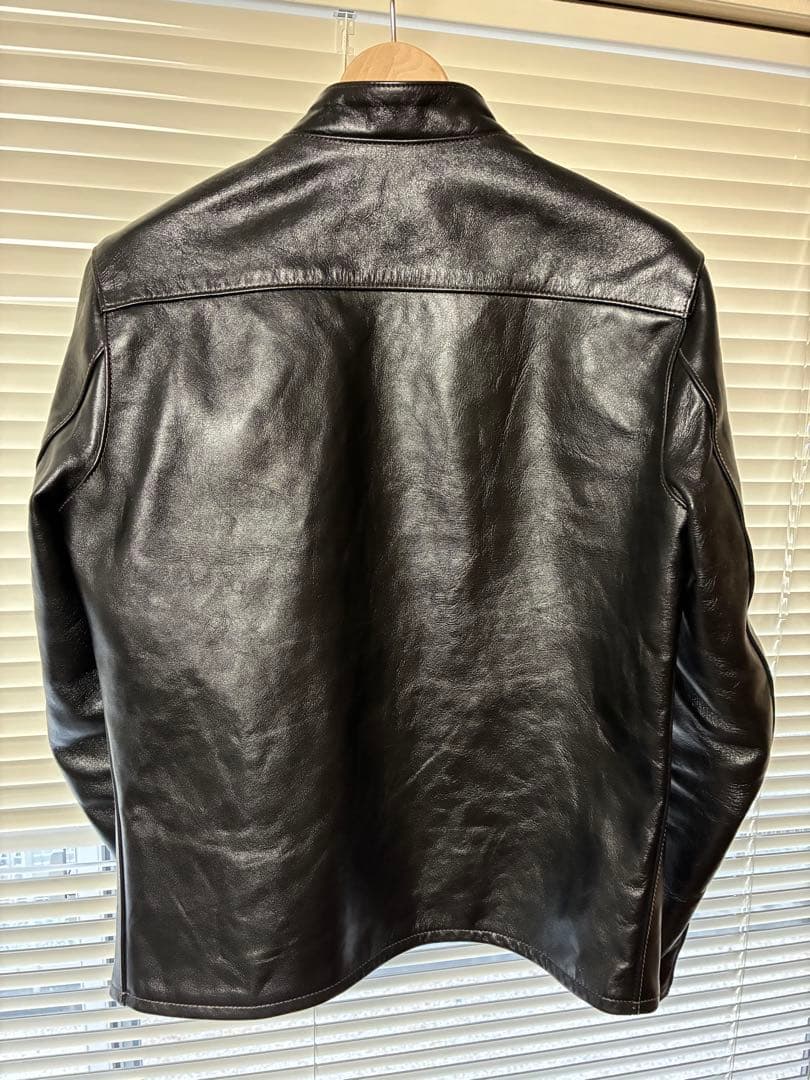 BUCO J-100 シングルライダースジャケット（ホースハイド・茶芯）