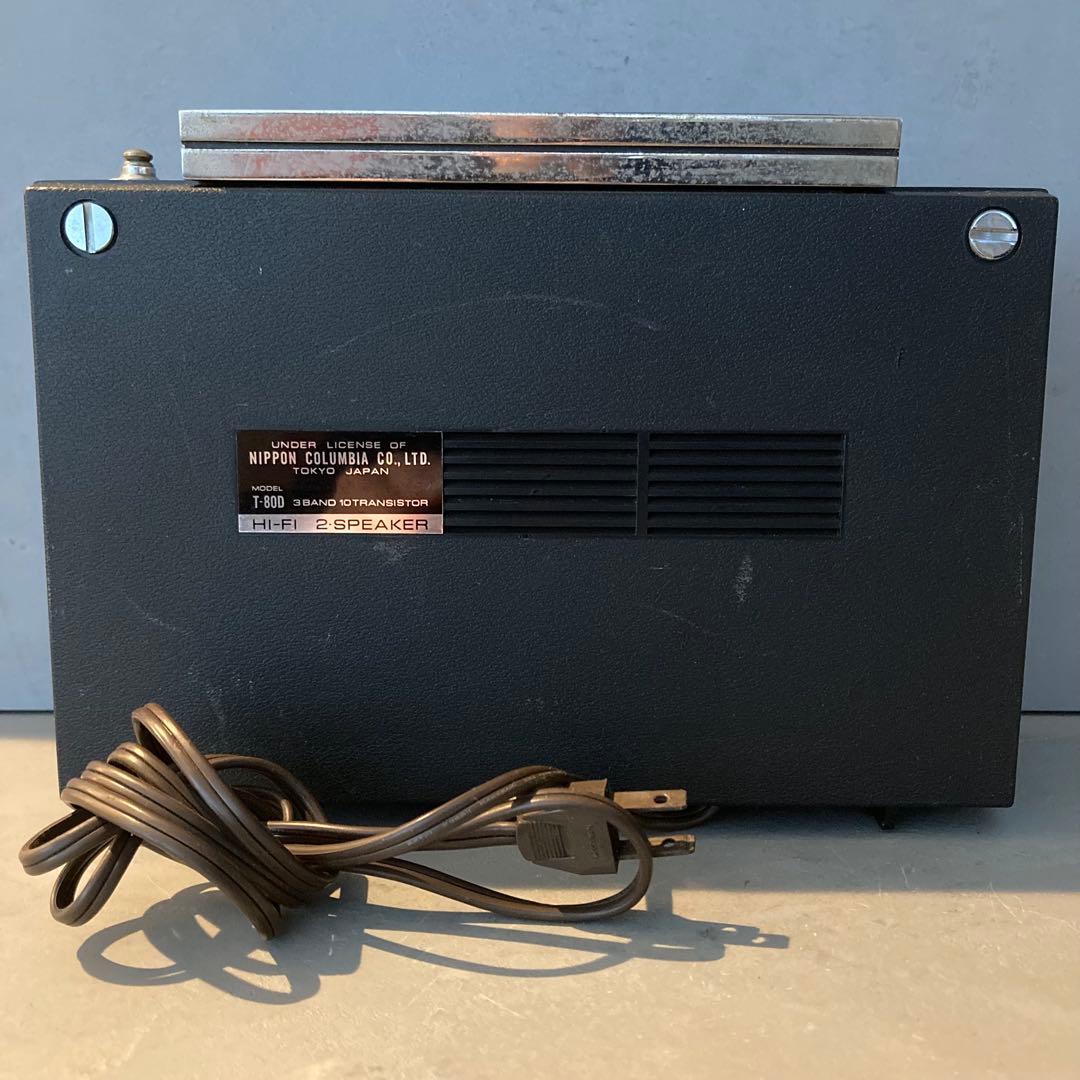 DENON T-80D 3BAND 10TRANSISTOR ラジオ ジャンク