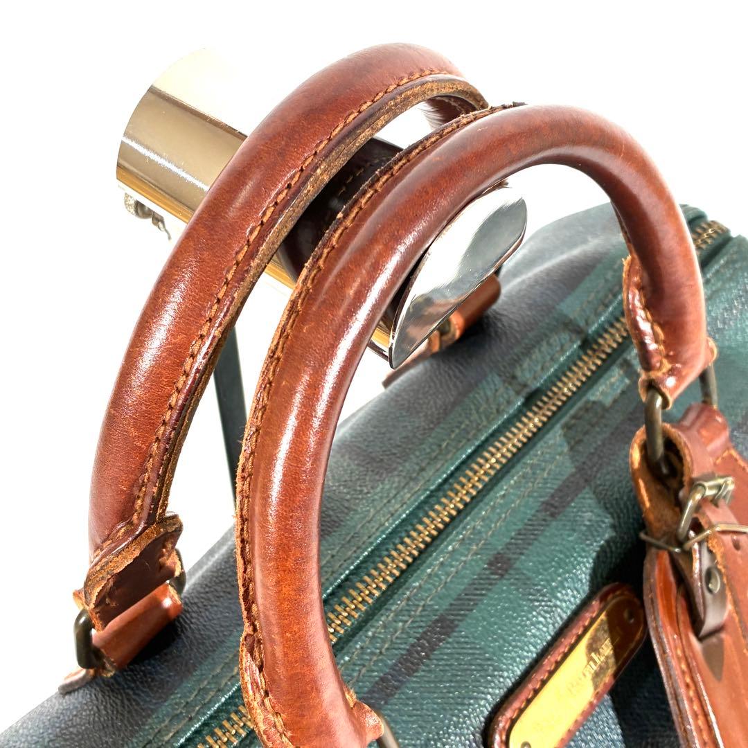 美品★ POLO RALPH LAUREN ミニボストン ブラックウォッチ