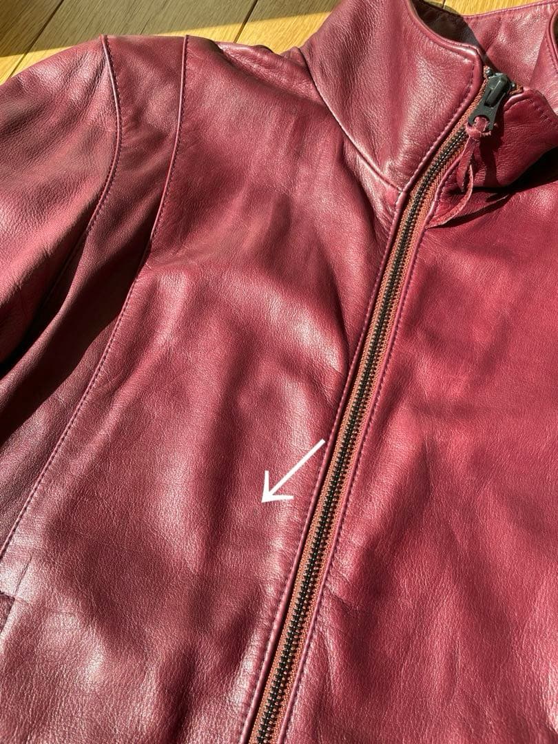 メンズ レザージャケット 牛革　サイズ40