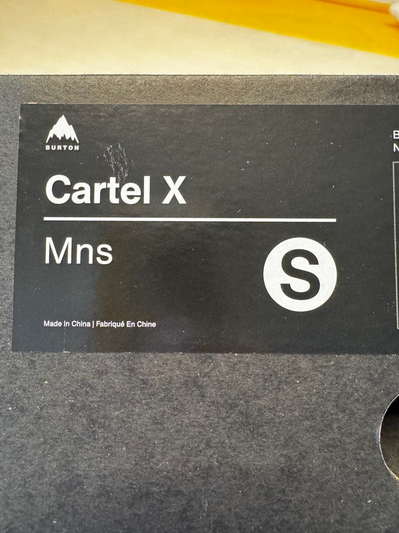 バートンCARTEL X ブラック S burton カーテル　24／25