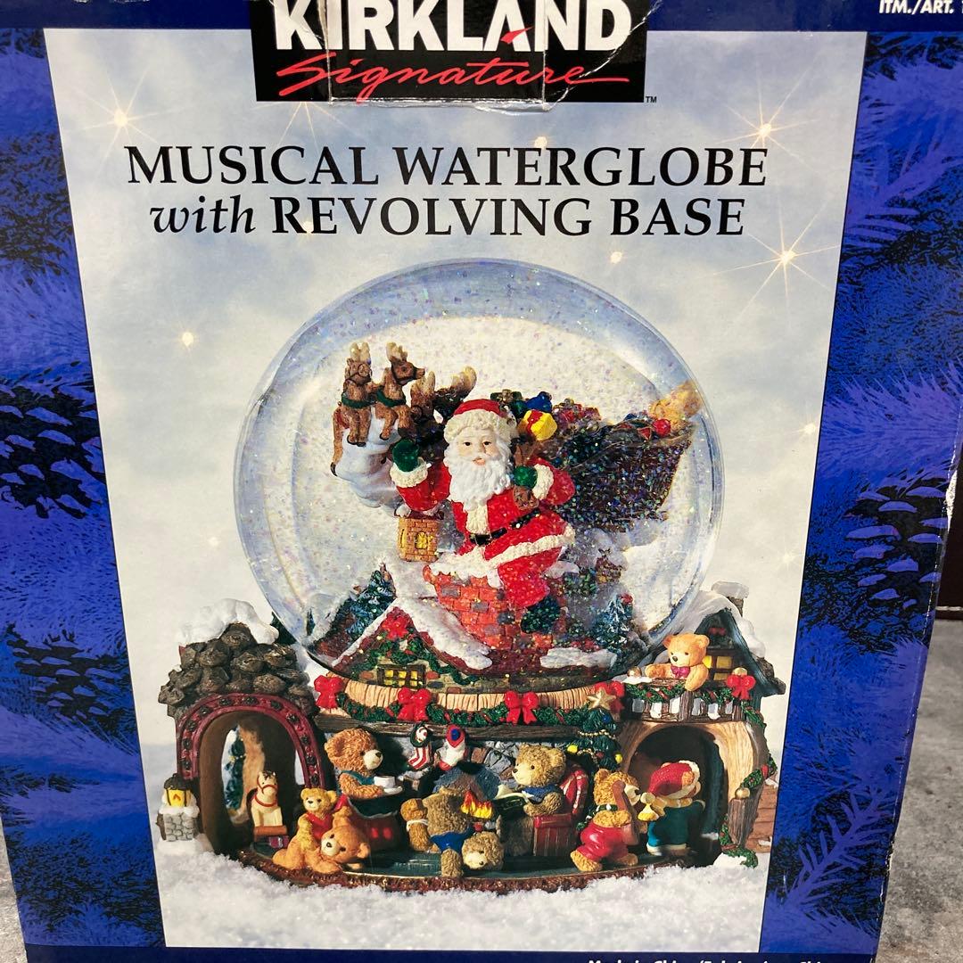 KIRKLAND コストコ　スノードーム　オルゴール