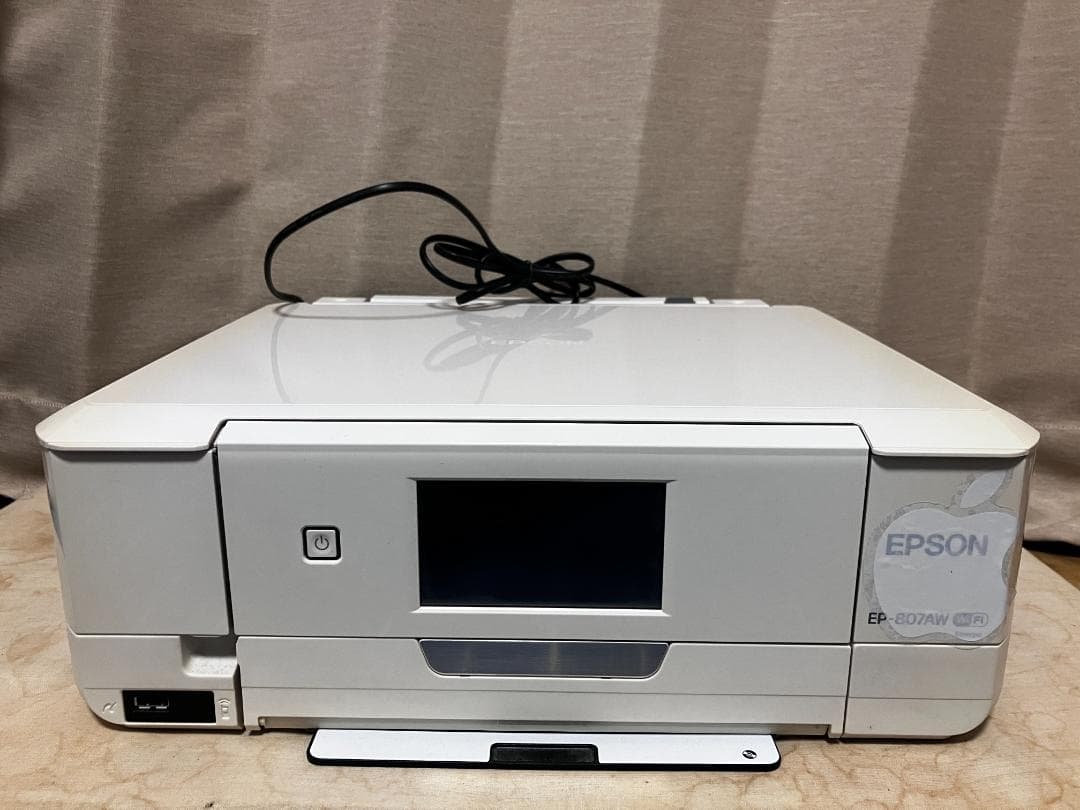 送料込★EPSONカラリオ複合機EP-807AW・純正インクカートリッジ セット
