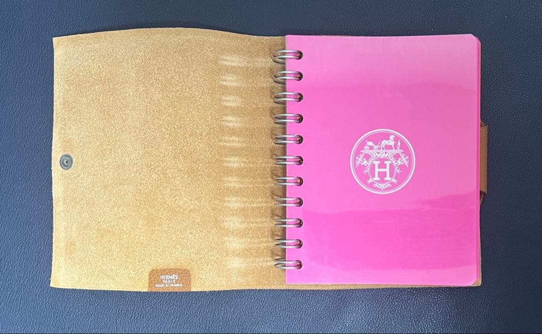 HERMES エルメス ユリス PM 2種 レフィル付 手帳カバー フランス製
