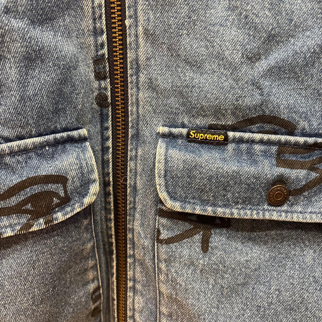 ジャケット・アウター supreme Hooded Denim Work Jacket