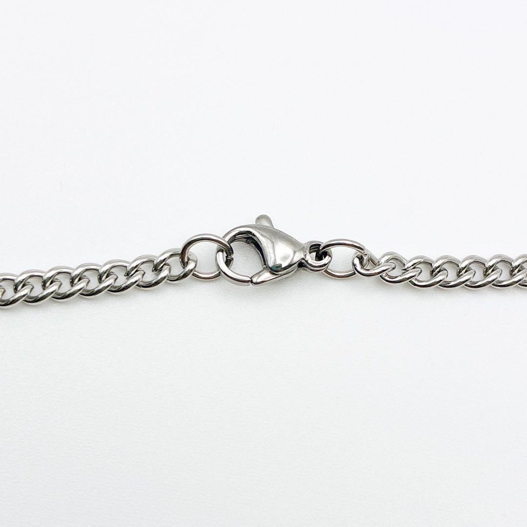 2955-2 極美品✨　Dior　ネックレス　CD ロゴ　希少　シルバー