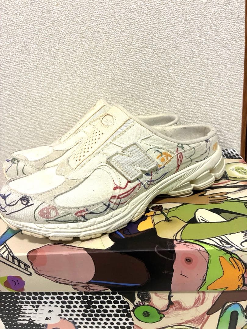 New Balance 2002R アートプリント ホワイト