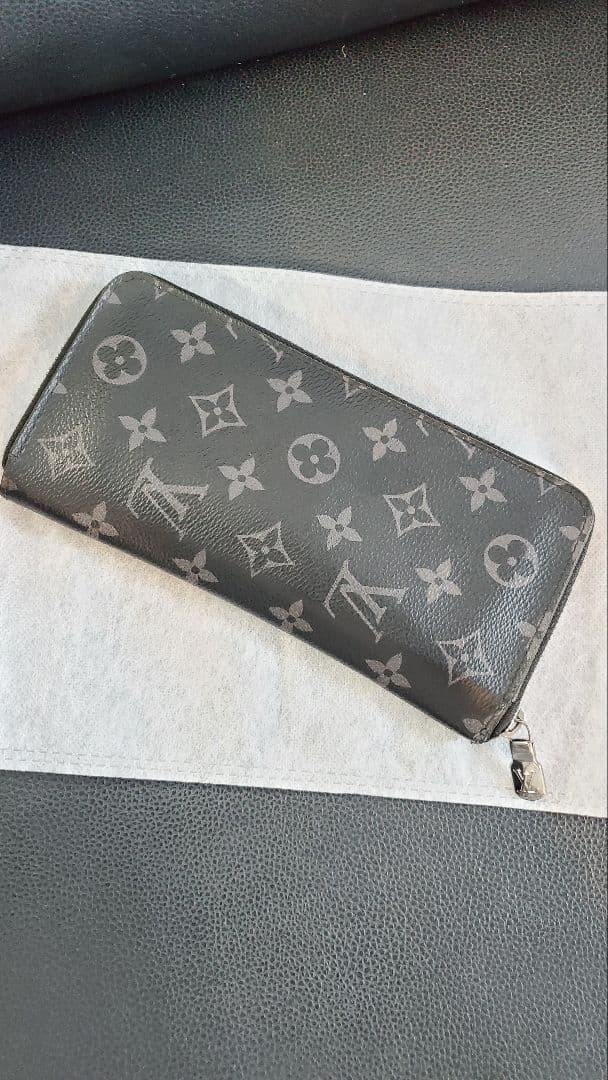 ルイヴィトン長財布 モノグラム エクリプス ジッピー ICモデル ブラック