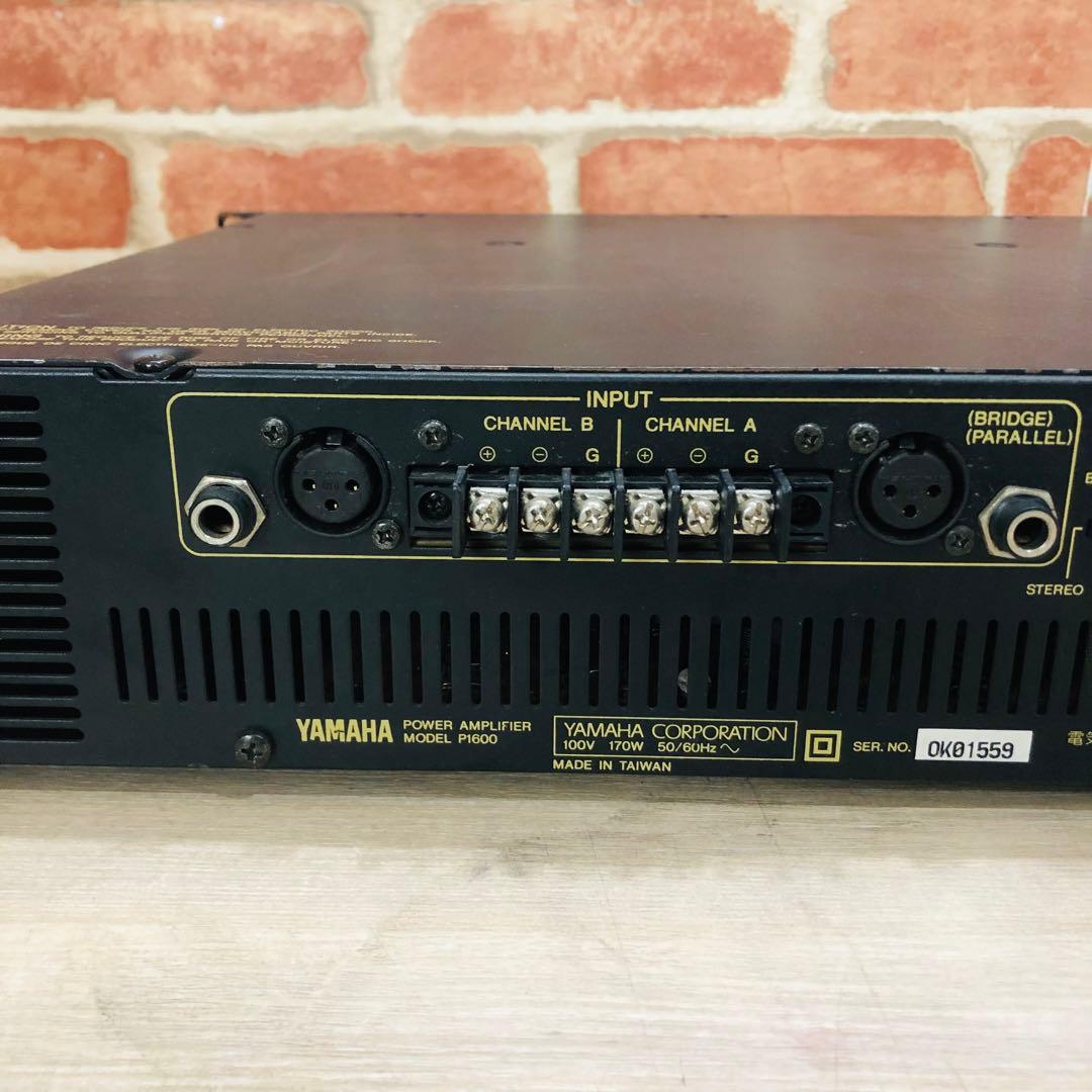 F1028⭐️YAMAHA⭐️ヤマハ　パワーアンプ　P1600 8Ω 400W