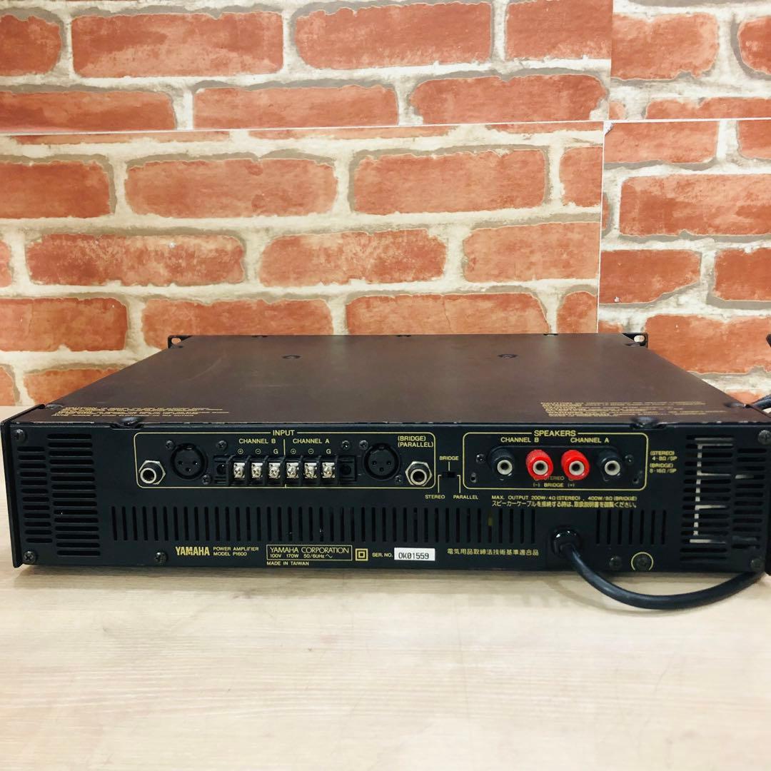 F1028⭐️YAMAHA⭐️ヤマハ　パワーアンプ　P1600 8Ω 400W