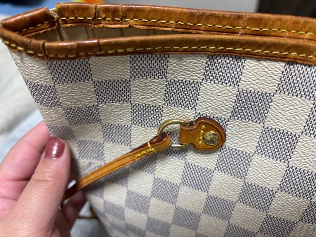 ルイヴィトン ネヴァーフルMM ダミエアズール 正規品 ジャンク