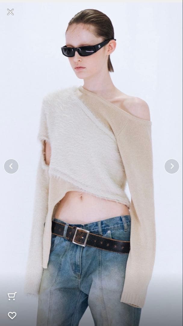 まいこ様VIAVANDA DOCKING KNIT TOP ¥17,600税込