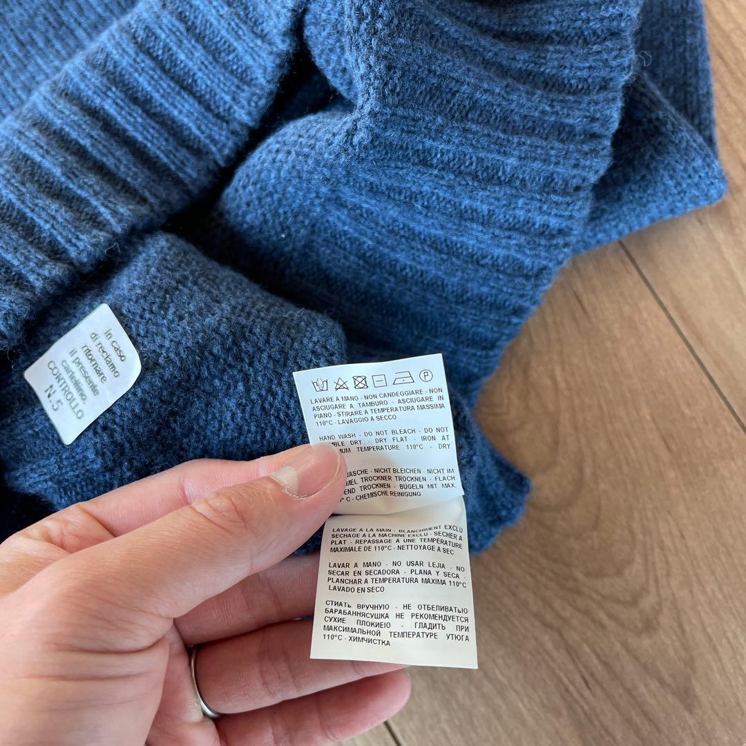 【新品未使用】GRANSASSO グランサッソ ニット セーター モックネック