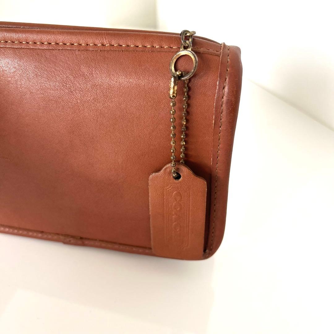【Old Coach】オールドコーチ ブラウンレザー ポーチ