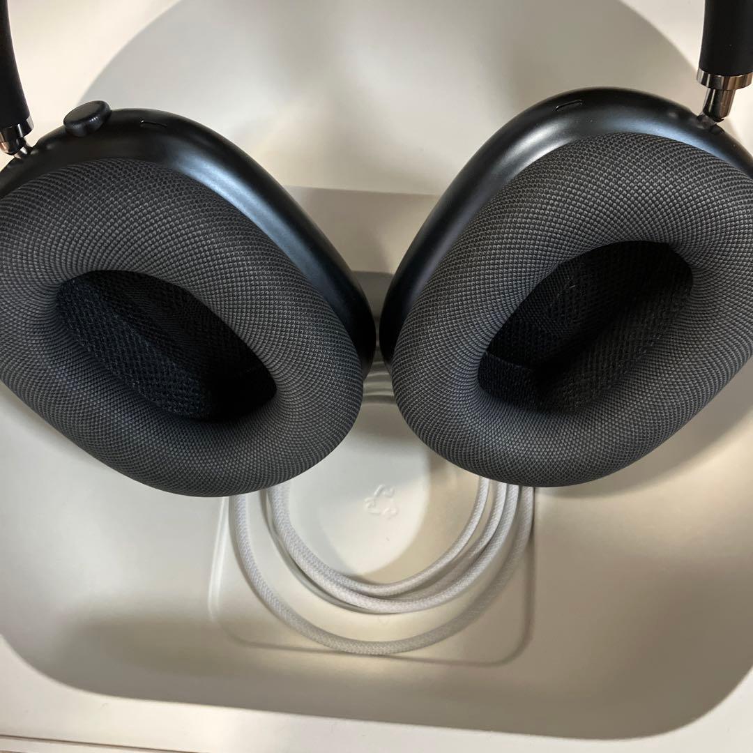 保証あり　AirPodsMax ミッドナイト 第二世代 type-C カバー付き