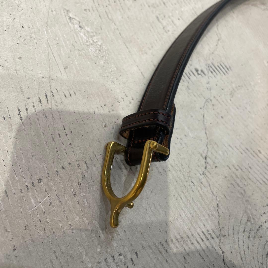 TORY LEATHER ブライドルレザー ベルト 36