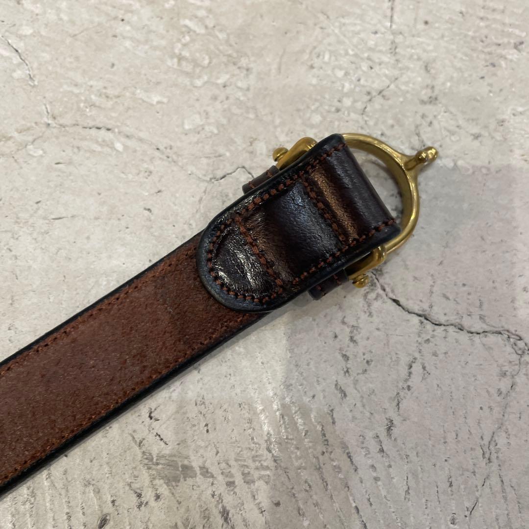 TORY LEATHER ブライドルレザー ベルト 36