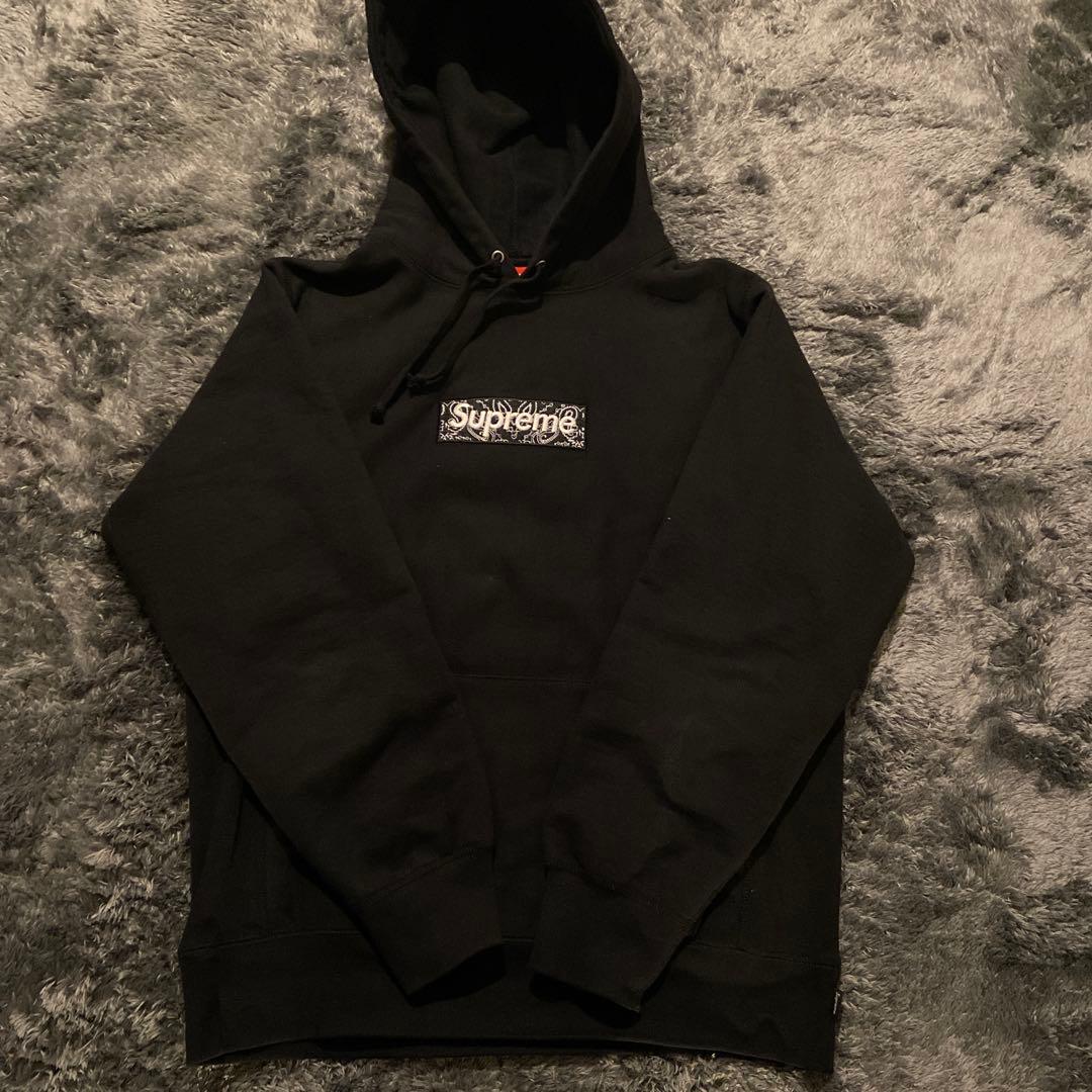 トップス SupremeBandanaBox Logo Hooded Sweatshirt