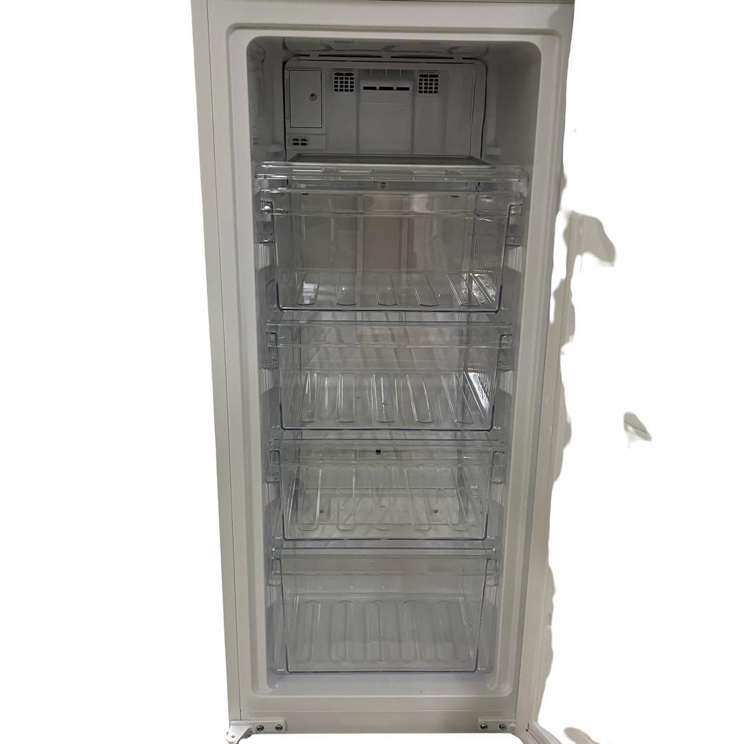 【極美品/23年製シャープ 冷凍庫126L FJ-HF13H プラズマクラスター