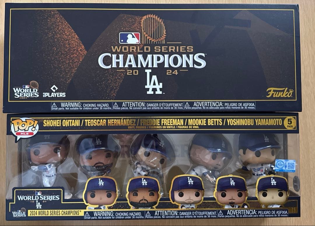 限定品！2024年ドジャース ワールドシリーズフィギュアセット 大谷 山本