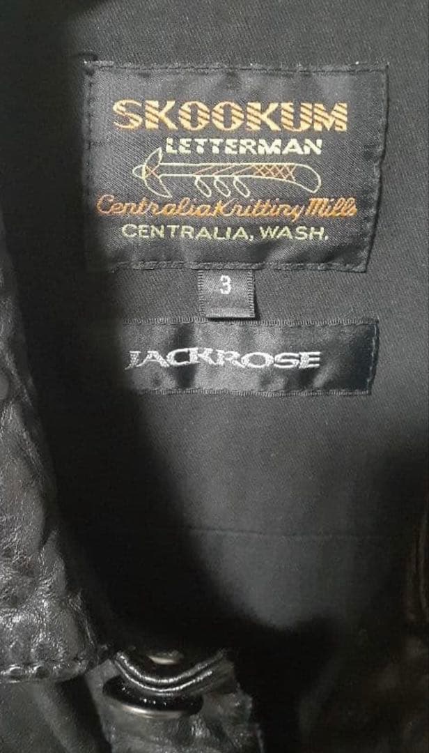 SKOOKUM×JACKROSE ファーストタイプ　レザー ジャケット