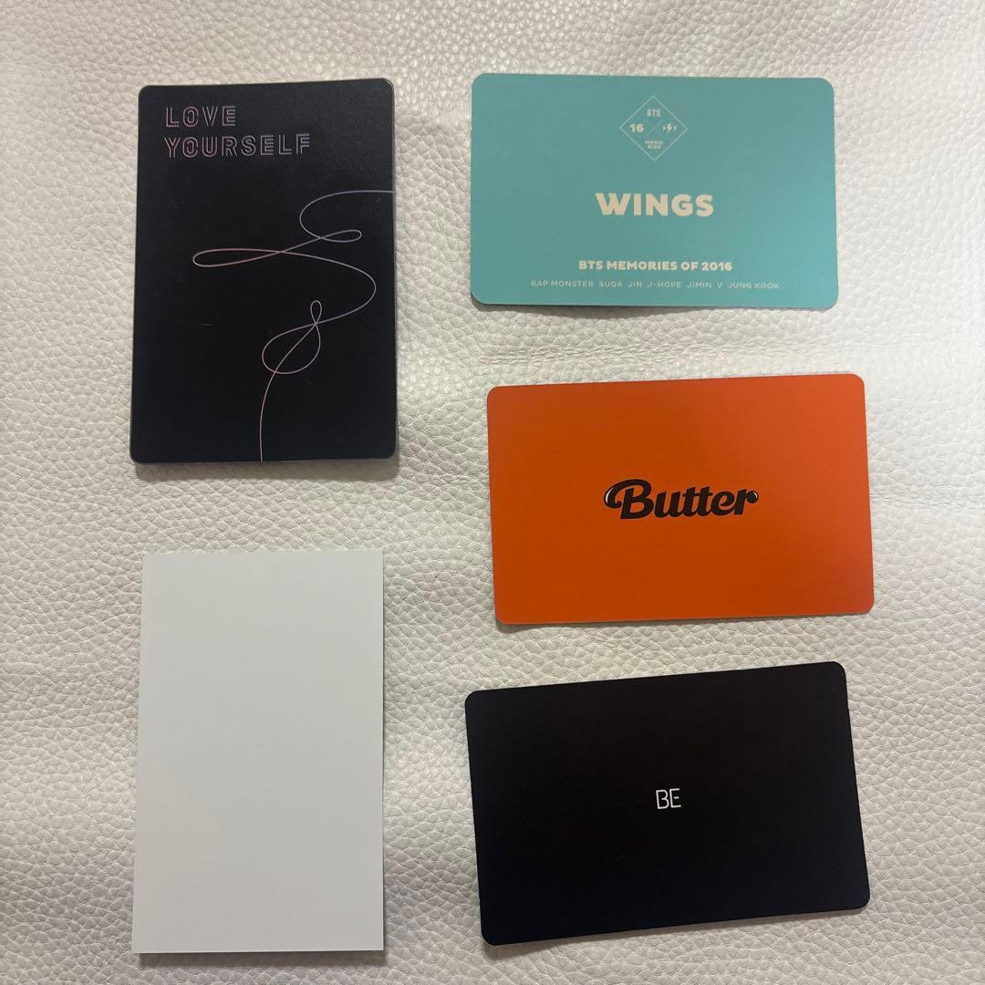 BTS トレカ　Memories 購入 特典　WINGS レア　レンチキュラー