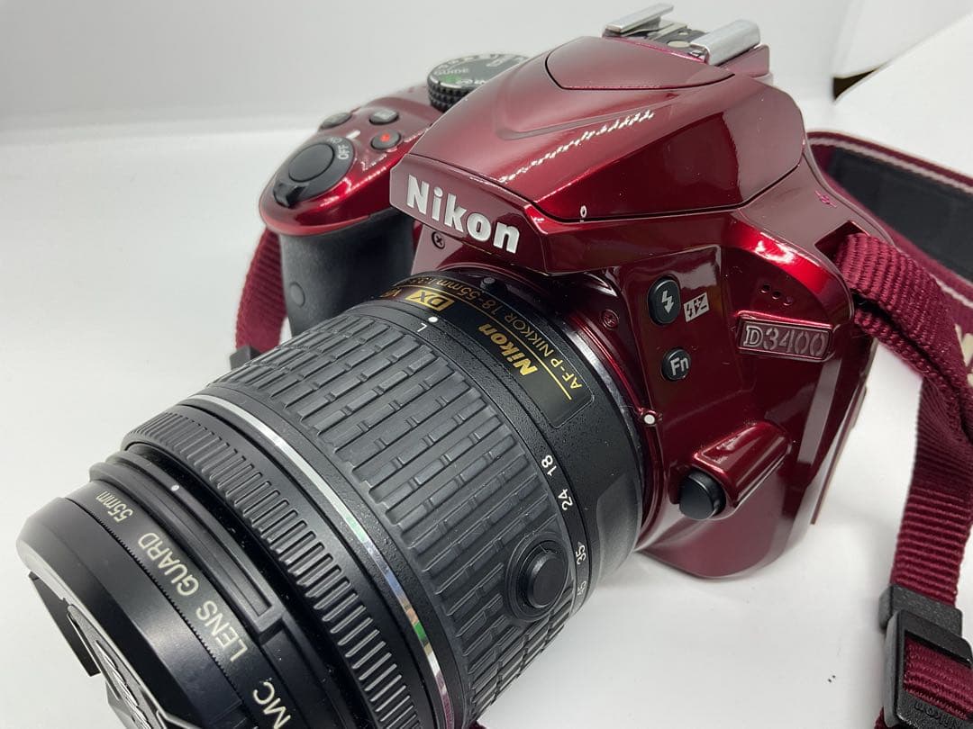 Nikon D3400 ダブルズームキット レッド　18-55mm VR