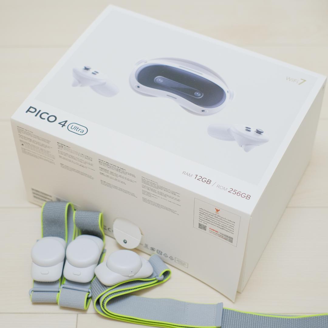 【完動品】PICO4 Ultra トラッカー3つ + バッテリーストラップ