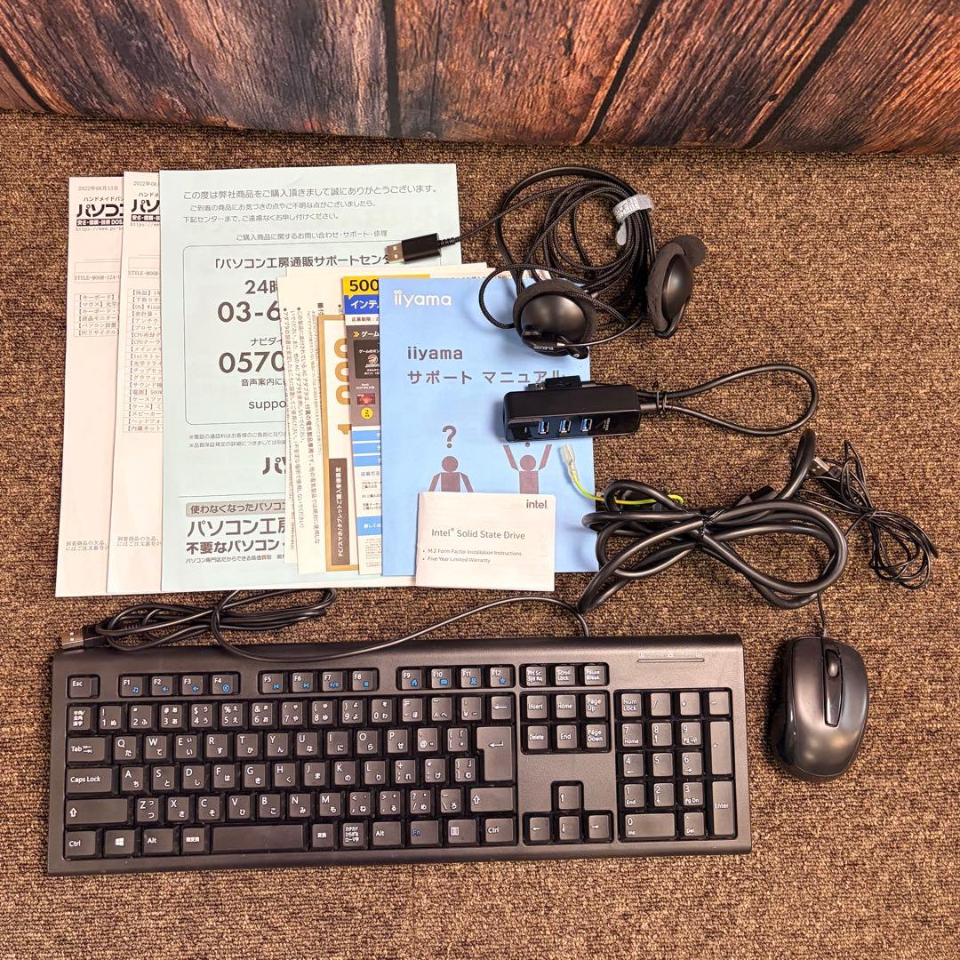 パソコン工房 iiyamaデスクトップPC STYLE-M06M-124-UHX