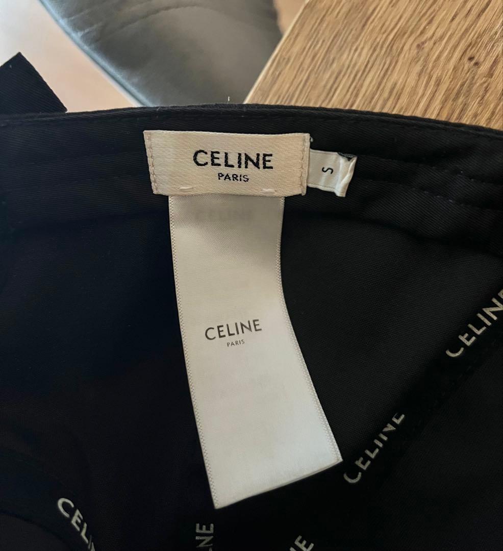 CELINE ベースボールキャップ /ブラック